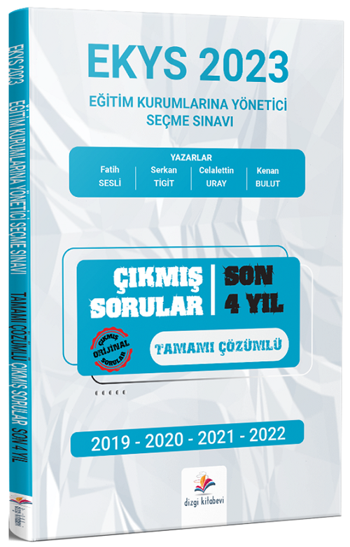 Dizgi Kitap 2023 MEB EKYS Müdür ve Yardımcılığı Son 4 Yıl Çıkmış Sorul